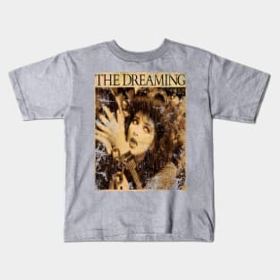 Vintage Kate Bush Tribute Vintage Look Fanart Kids T-Shirt